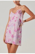 ASTR the Label Locklear Floral Mini Dress Size M