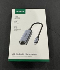 UGREEN USB-C to Gigabit Ethernet Adapter RJ45 1000Mbps Aluminum 50737US New