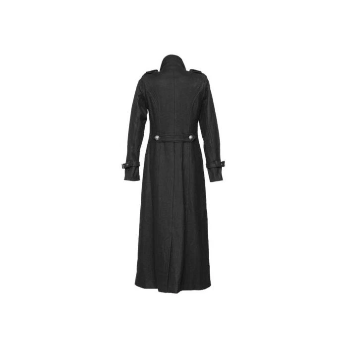 Halloween Women Gothic Military Long Wool Coat Women Goth - Image 2 of 3