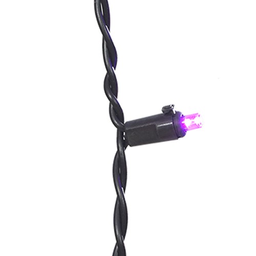 Skeleton Icicle Lights, 10CT, Purple and Warm White LED, 6Ft, Halloween Indoor/O - Picture 4 of 11