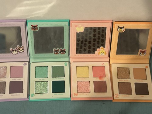 Animal Crossing Colourpop Eyeshadow Pallets 4 NWOB New Without Box Labelle Nook - Picture 3 of 6