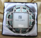 Past Times Enamelled Miniature Hanging Photo Picture Frame Deco Christmas Tree