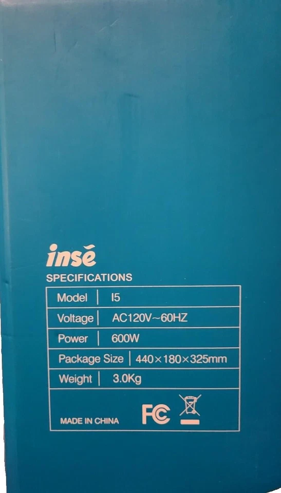 INSE I5 Corded Vacuum Cleaner Floor 18KPa Suction Stick Vacuum Upright 600W - Image 4 of 4