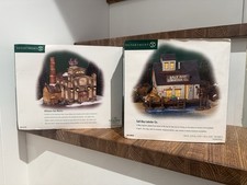 Department 56 New England Series - Salt Bay Lobster Co & Williams Gas Works