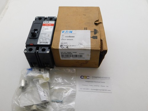 CVS2200XMM - EATON 200A AMP 2P POLIG 42kA@240V BOLT ON CIRCUIT BREAKER - NIB - Bild 1 von 7