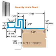 HOT!HOT!HOT! Select LGO-83-CL Continuous Geared Hinge Clear Anodized - Free Ship