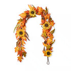 6 Ft. Fall Unlit Maple Leaf and Sunflower Garland