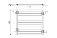 Kondensator Klimaanlage Valeo 817458 FüR W163 Klasse Mercedes Aluminium 230 163