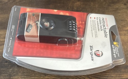 Targus Defcon 1 Notebook Laptop Retractable Cable Lock ASP29US Hotel Dorm Travel - Afbeelding 3 van 5