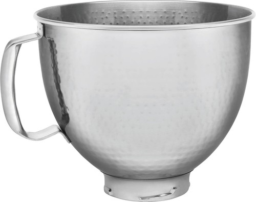 Kitchenaid Rührschüssel 5KSM5SSBHM 4,8L Edelstahl GEHÄMMERT - Bild 1 von 1