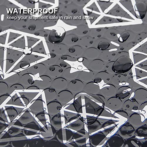 25pcs #0 7x10" Pattern Poly Bubble Mailers Padded Envelopes 25 Pack Diamond - Afbeelding 3 van 6