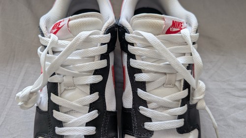 Nike Dunk Low University Red/Black | Red Swoosh Panda | UK 9 US 10 - Picture 7 of 7