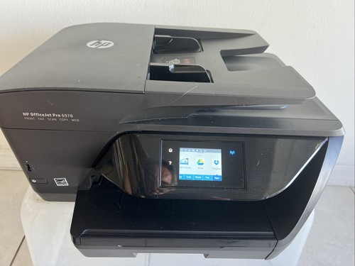 HP OfficeJet Pro 6978 All-in-One Wifi Printer Scan Copy Fax Only 445 Page Prints - Picture 1 of 11