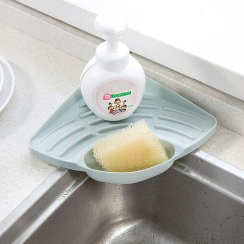  Badezimmer Waschbecken Organizer Küche Aufbewahrung Regal Schwamm Halter Saugkraft - Bild 10 von 12