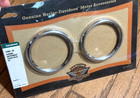 New OEM Harley Davidson Chrome Instrument Gauge Bezel Cover Trim Tach Speedo