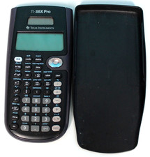 Texas Instruments TI-36X Pro Scientific Calculator With Cover EUC Tested Works