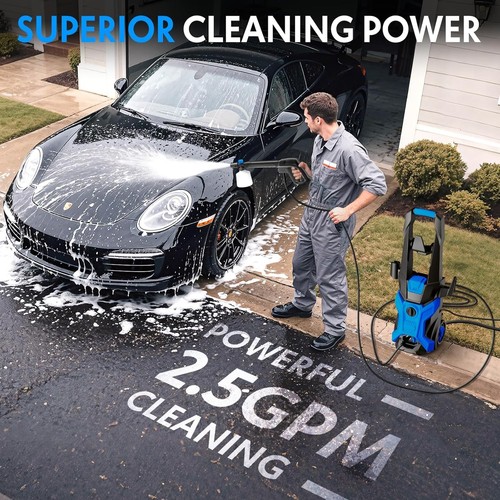 BothLin Power Washer 4 Quick-Connect Nozzles Blue - Picture 7 of 7