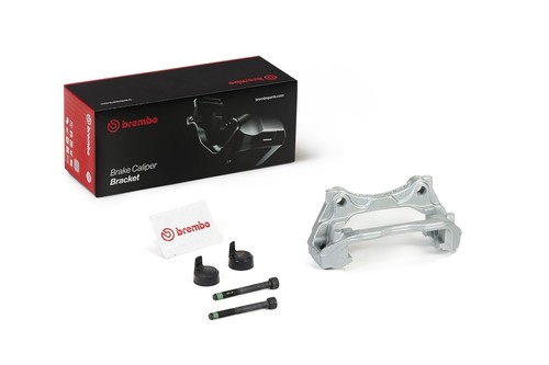 BRAKE CALIPER BRACKET SET BREMBO F BK 013 P NEW OE REPLACEMENT - Picture 2 of 5
