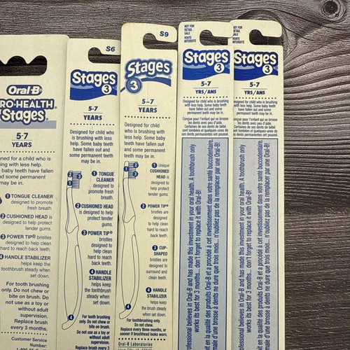 7X Oral-B Toothbrush Stages Cars Toy Story Power Rangers Avengers Kids 5-7 Years - Picture 11 of 12