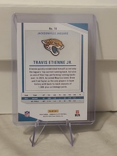 2024 Donruss Elite #18 Travis Etienne Jr. Status Explosion 593/875 - Foto 2 di 2