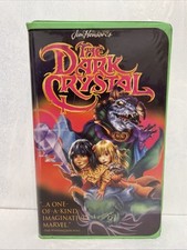 The Dark Crystal VHS Tape 1994 Jim Henson Vintage 90s Adventure Kids Clam Shell