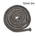 12mm Fiberglass Rope Seal Dark Grey Door Seal Fiberglass Log Burner Brand New