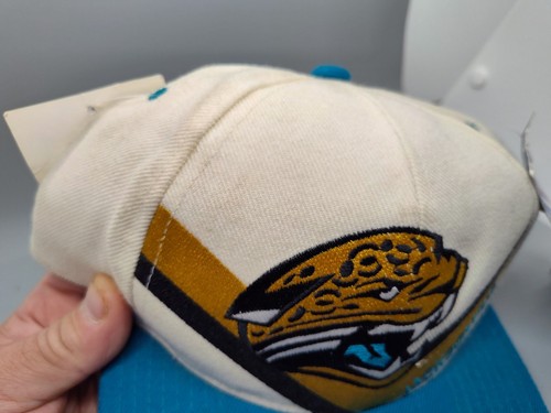Vtg Deadstock Jacksonville Jaguars Reebok PRO Line NWT Snapback Hat Wool Blend - Picture 17 of 17