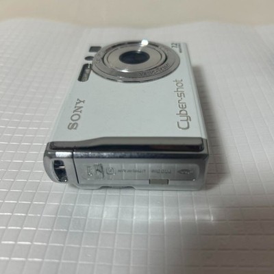 SONY Cyber-shot DSC-W80 ホワイト Sony Cyber-Shot DSC-W80 Compact Camera 3X Optical Zoom Used