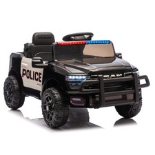 Licensed Dodge RAM 3500 Kids Ride On Police Truck Car 12V 4.5Ah LED Music Remote