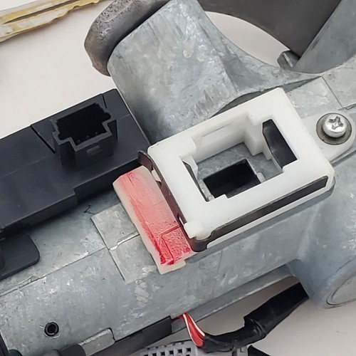 Conjunto de cilindro de bloqueo de interruptor de encendido Nissan Sentra 2013-2019 + inmovilizador de llave - Imagen 8 de 10