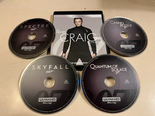 007 Daniel Craig Collection 4K 4-Film Set Casino Royale/Quantum/Skyfall/Spectre