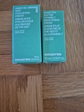 Innisfree Green Tea Hyaluronic Cream And Vitamin C cream 2 Sample Boxes