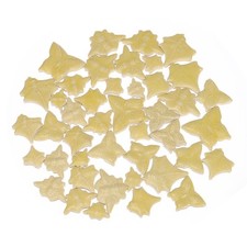 500g Maple Leaf Ceramics Mosaic Tiles, 2.2 - 4 Cm Bulk Mosaic Tiles, Beige