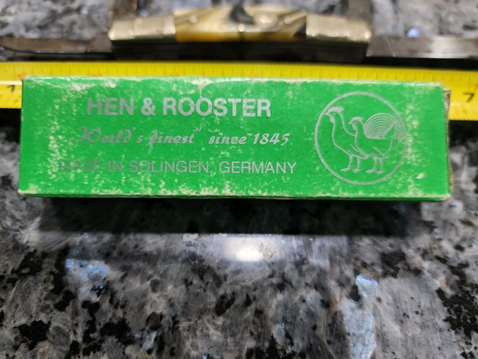 Hen & Rooster Pocket Knife 324C 24KT Bertram Solingen Germany 4 Blade Congress