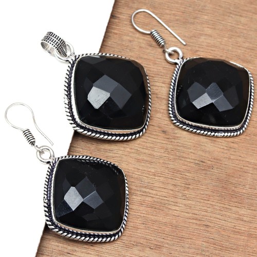 Black Spinal Pendant Gemstone Jewelry Handicraft Valentine'Day Gold - Bild 2 von 12