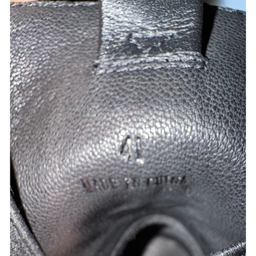 Rag&Bone Shiloh Black Grain Leather Platform Heel Boots size 11IS EUR41 - Picture 7 of 8