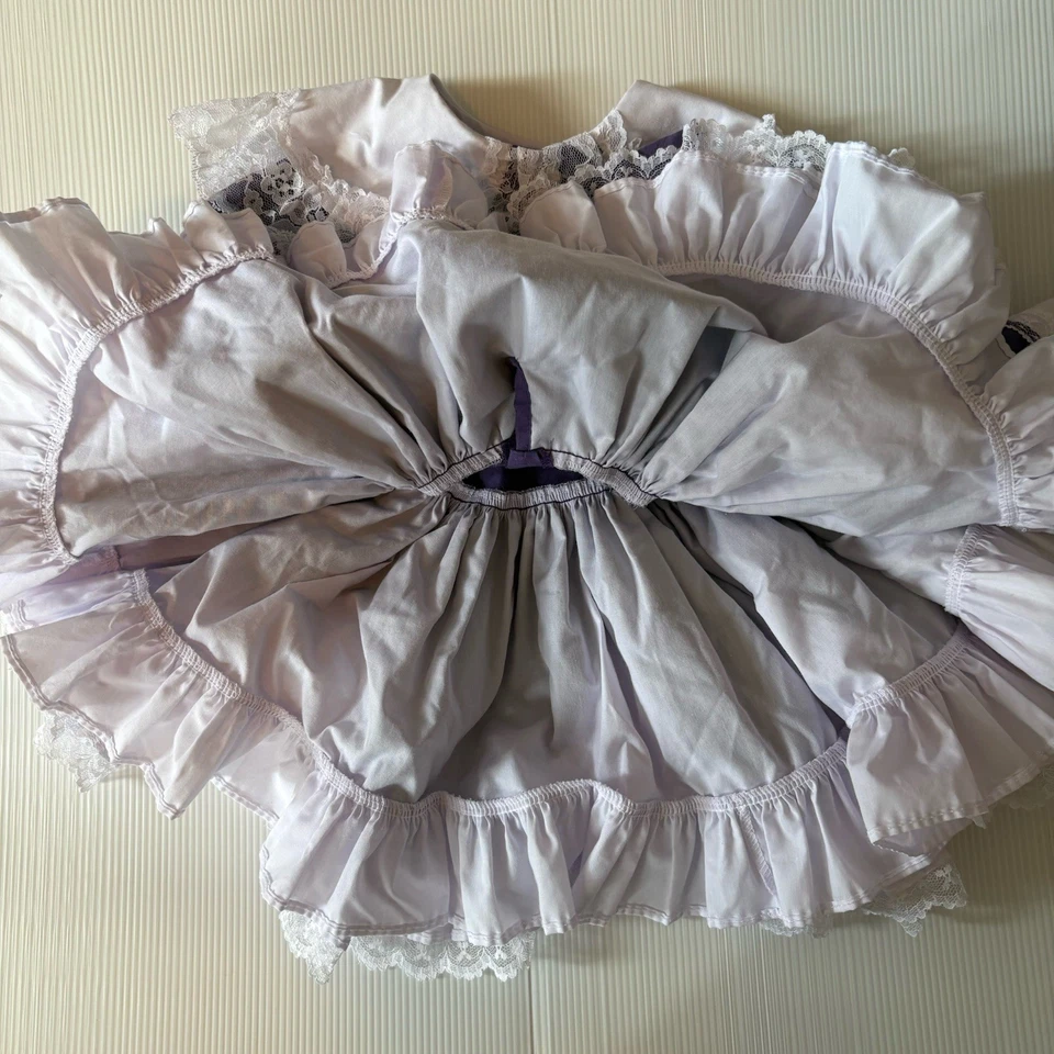Lid'l Dolly’s Girls Size 3T Lilac Full Circle Purple Pageant Lidl Dolly Dress - Image 4 of 4