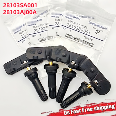 #ad #ad OEM 4X TPMS Tire Pressure Sensors 28103SA001 28103AJ00A For Subaru WRX $27.54