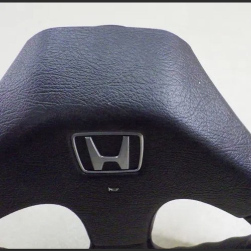 JDM Honda OEM Steering Wheel Black for Civic EF3 EF9 3-Spoke 370mm Genuine Used - Picture 4 of 7