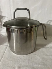 Krona Norpro 18/10 Stainless Steel INOX Rostfrei 8 Cup Pasta Vegetable Pot Lid