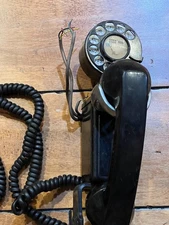 Vintage 1960's Western Electric ROTARY TELEPHONE PHONE G3 BLACK
