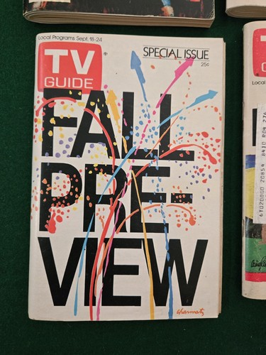 Fall Preview TV Guide Magazine Lot Of 4 1976 1977 1978 1979 Vintage Television - Picture 4 of 9