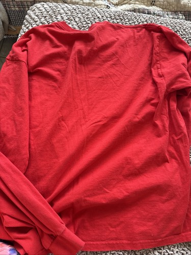 Camiseta roja Holiday Cheer Palm Bay West Florida manga larga 2XL - Imagen 5 de 5