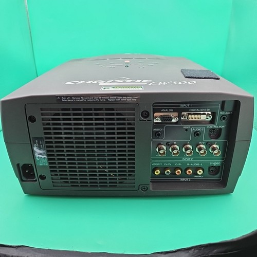 Christie LW300 103-011100-01 WXGA 1366x768 LCD Projector Tested Turns On READ - Picture 9 of 13