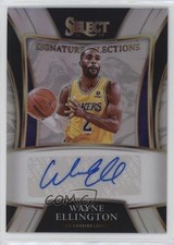 2021-22 Panini Select Signature Selections Silver Prizm Wayne Ellington Auto