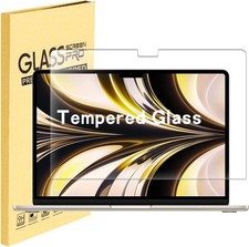 Tempered Glass Screen Protector for MacBook Air 13.6 inch, Bubble Free, Anti Scr