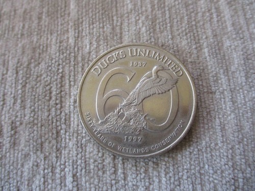 Ducks Unlimited 1937-1997 60 Year Collector Edition Raffle Coin Token #050591