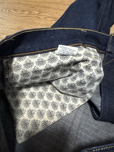 Red Monkey Company Herren Jeans blau Button Fly chinesische Stickerei - Größe 40 - Bild 11 von 13