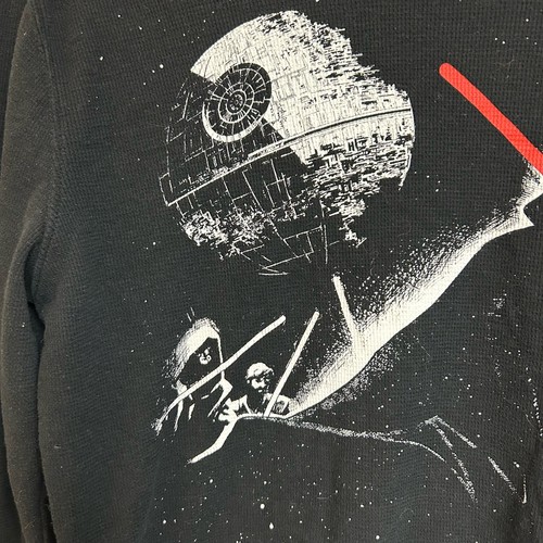 Maglione/maglione Star Wars Darth Vader nero manica lunga uomo grunge taglia XL - Foto 3 di 6