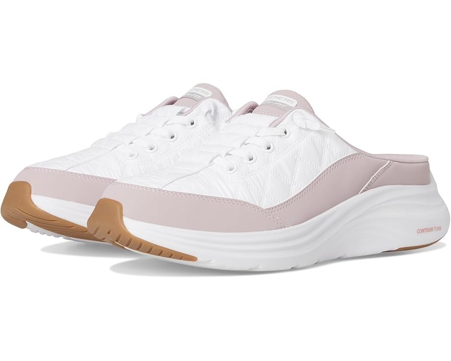 HOT SALE! Skechers Women's Contour Foam - Cozy Fit Lavender Medium US Size AUTH